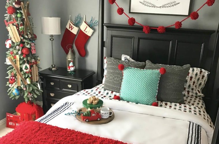 Christmas Bedroom Decoration