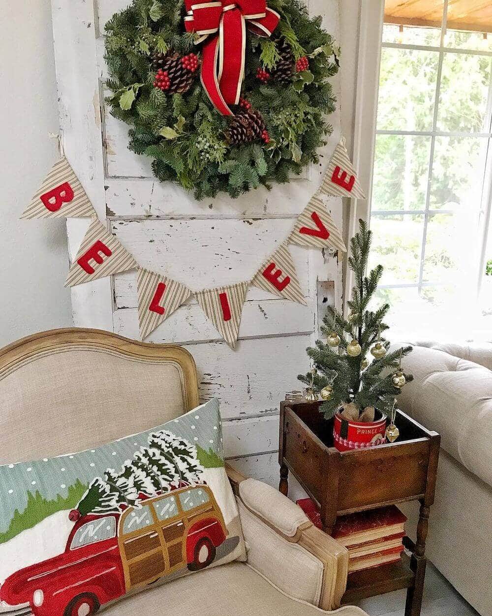 Christmas Bedroom Decoration