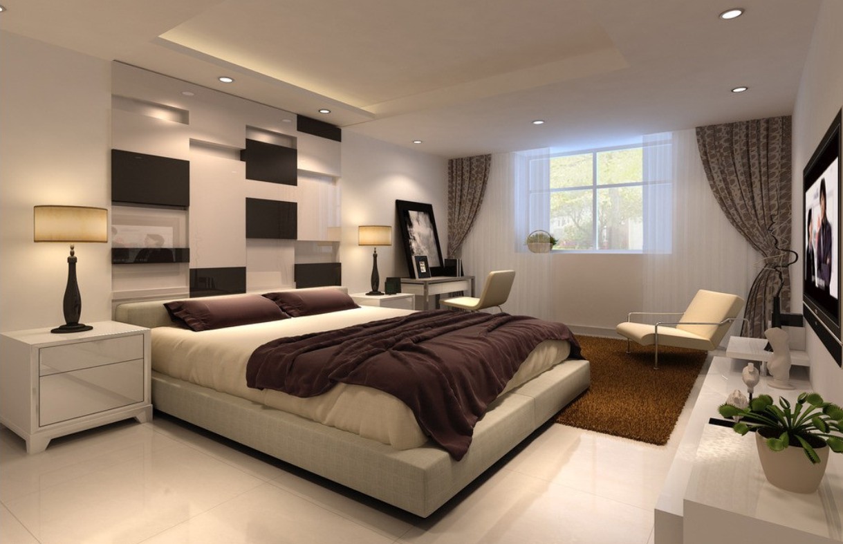Beautiful Modern Bedroom Wall Design Ideas The Architecture Designs