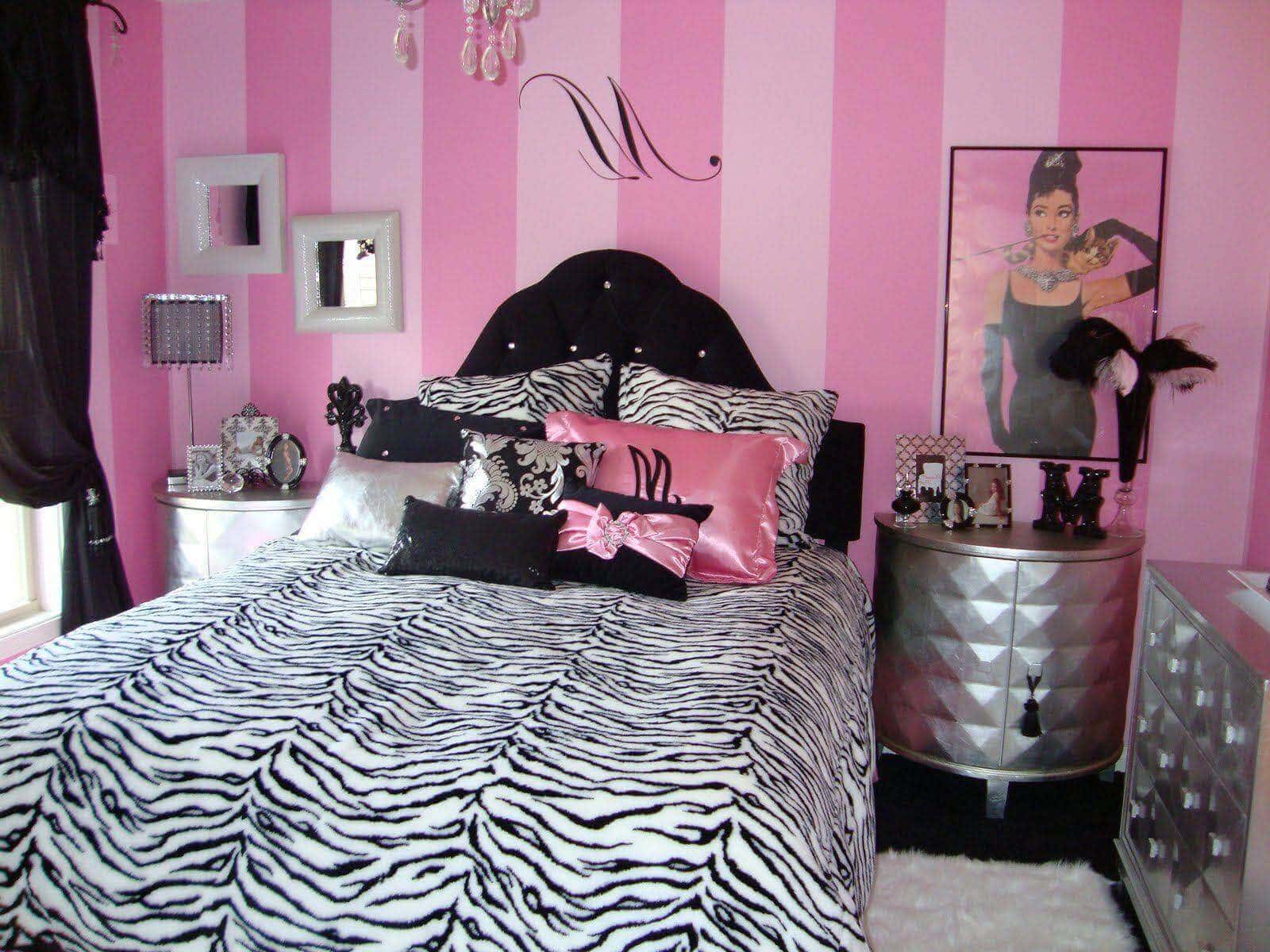 Teenage Zebra Bedroom Designs Ideas