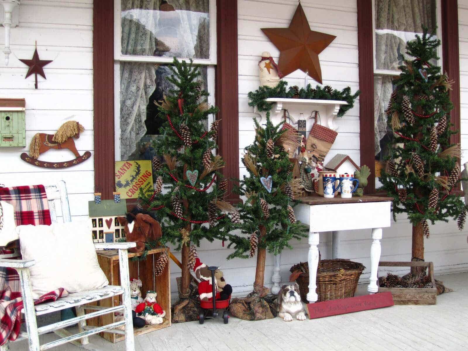 Front Porch Christmas Decoration Ideas