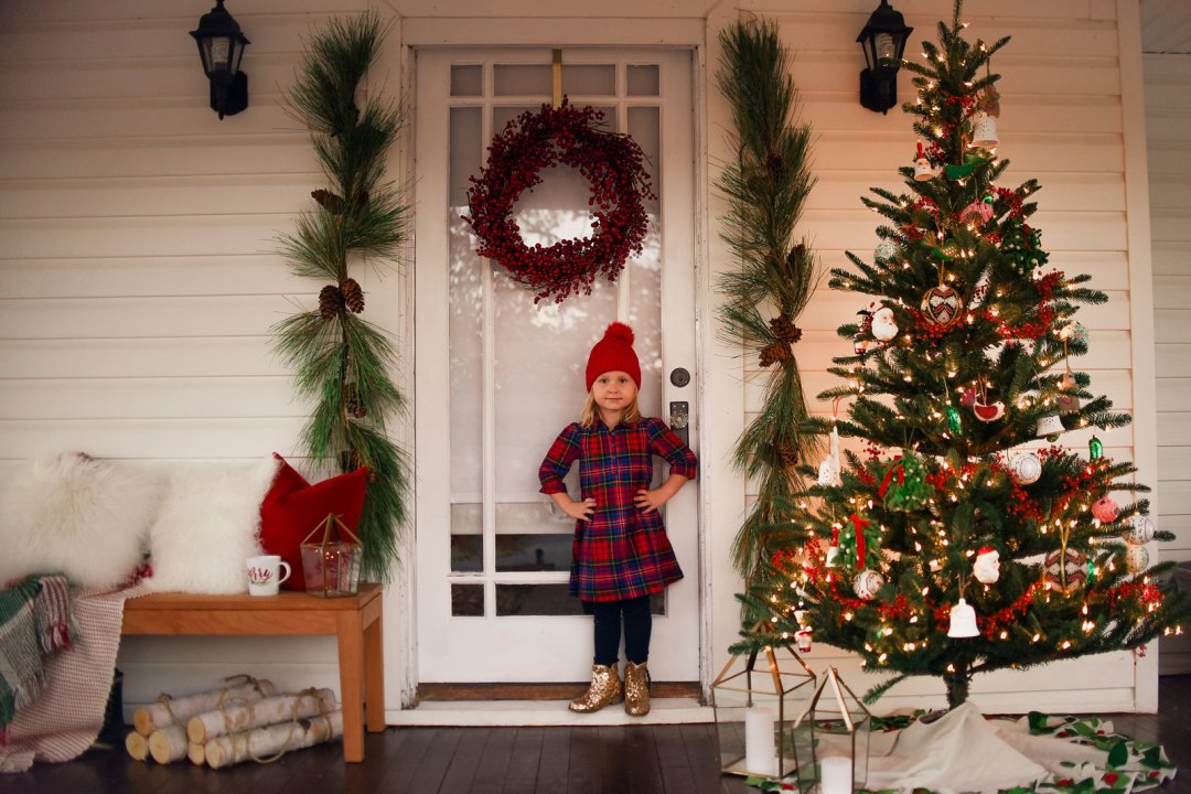 Front Porch Christmas Decoration Ideas