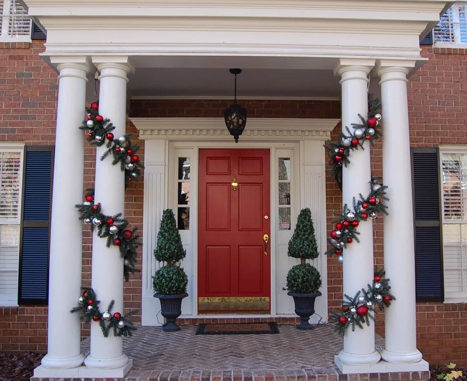 Front Porch Christmas Decoration Ideas