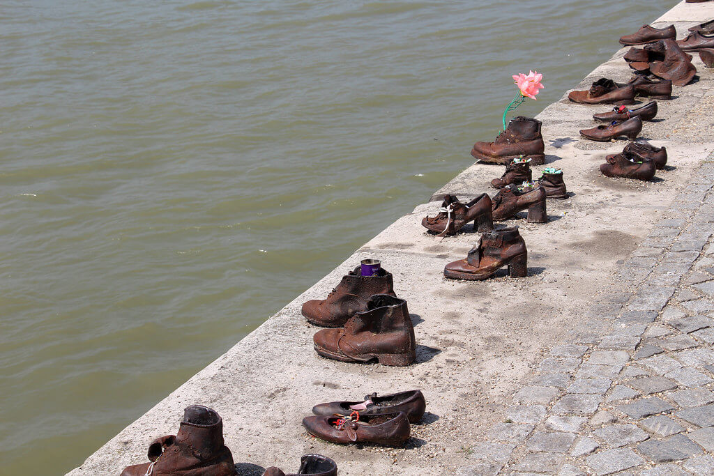 The Shoes On The Danube Bank by Can Togay & Gyula Pauer