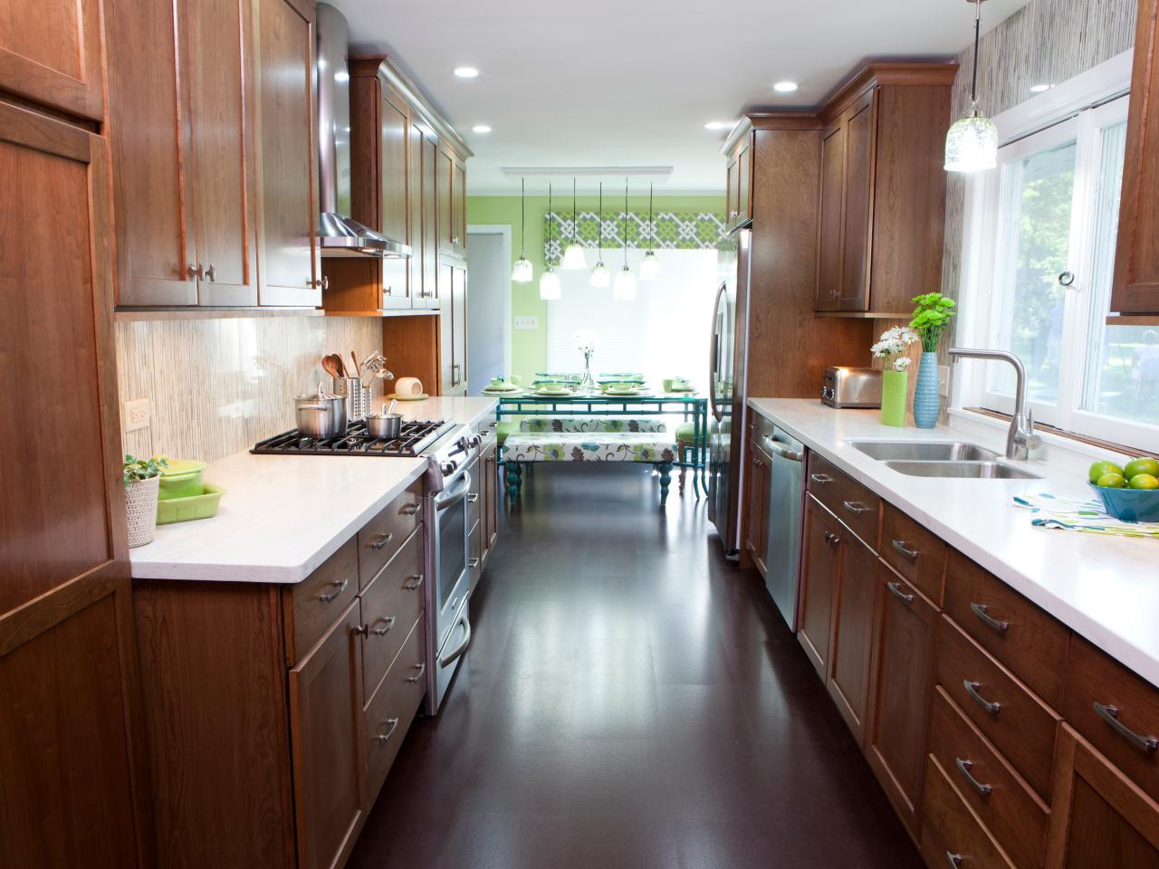 galley kitchen floor plans