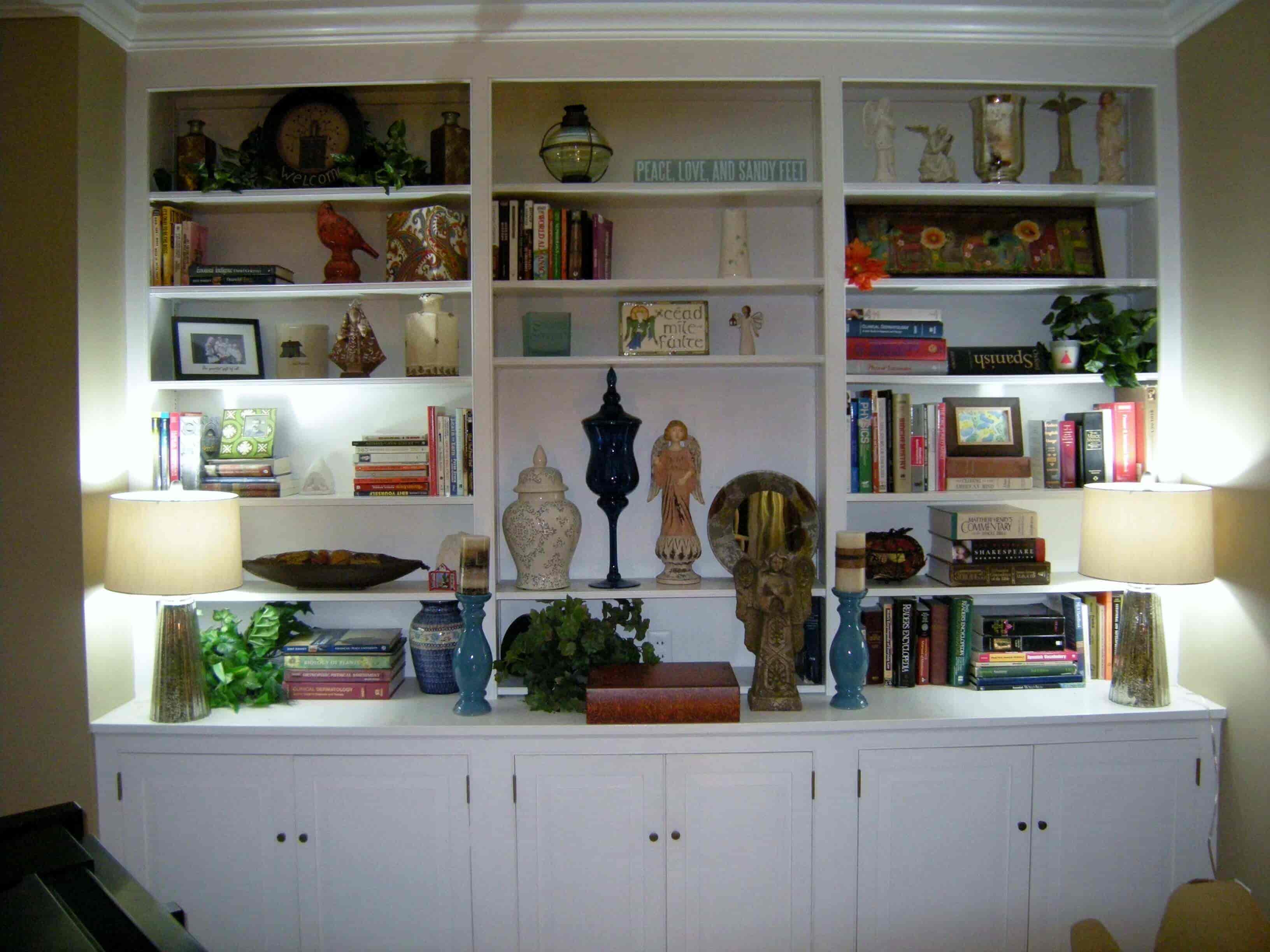 Bookcase and Bookshelf