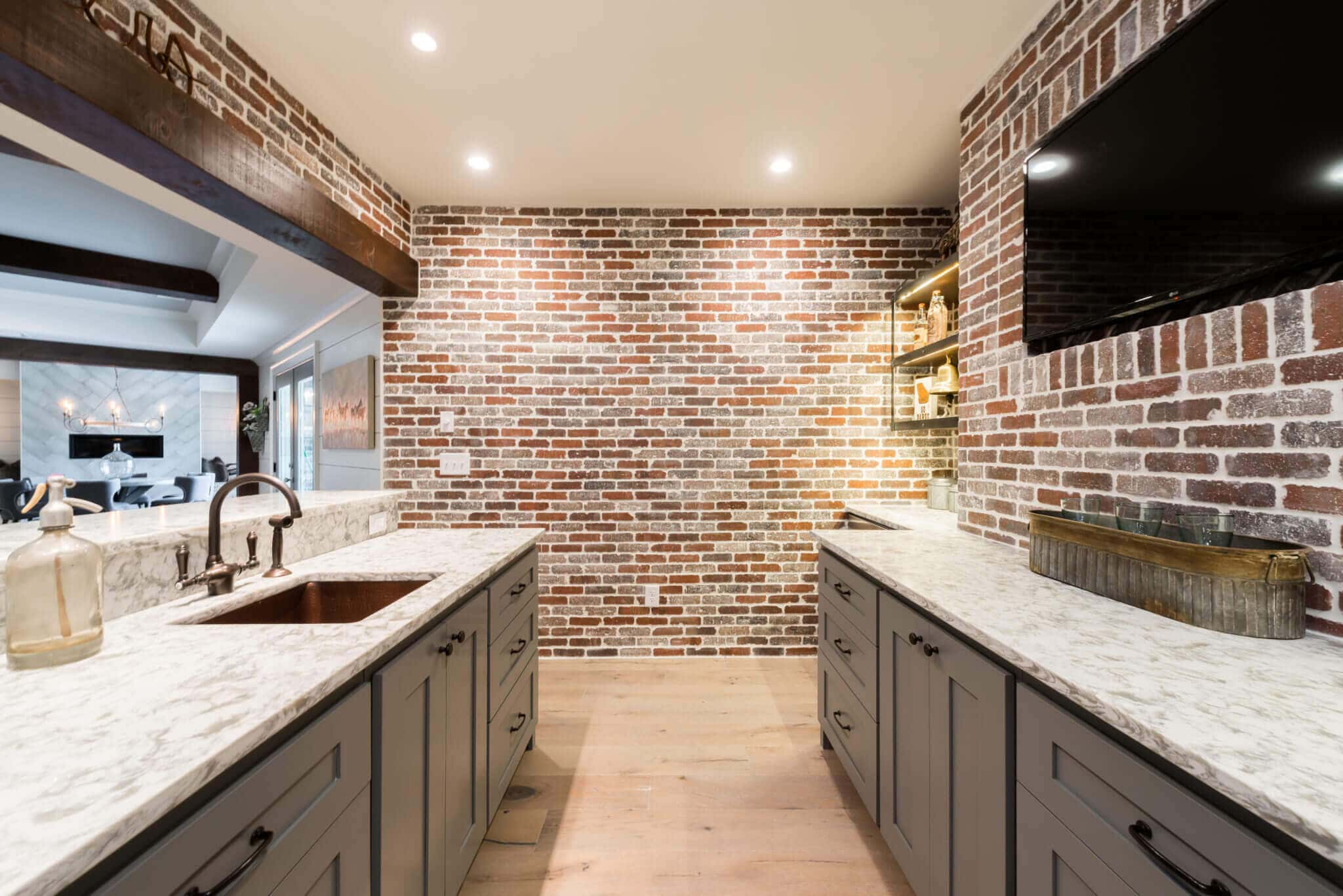 Modern Farmhouse Basement modern-farmhouse-basement