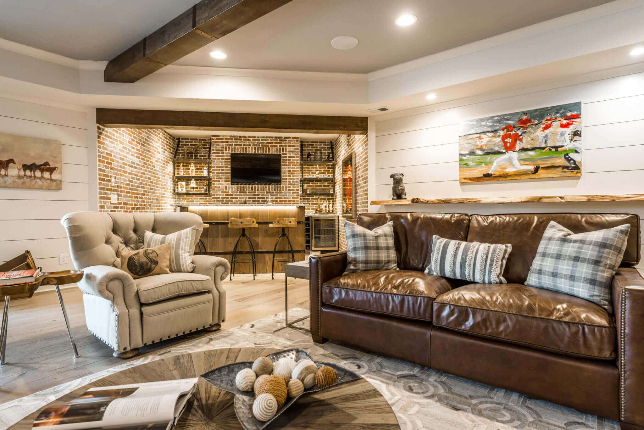 Modern Farmhouse Basement