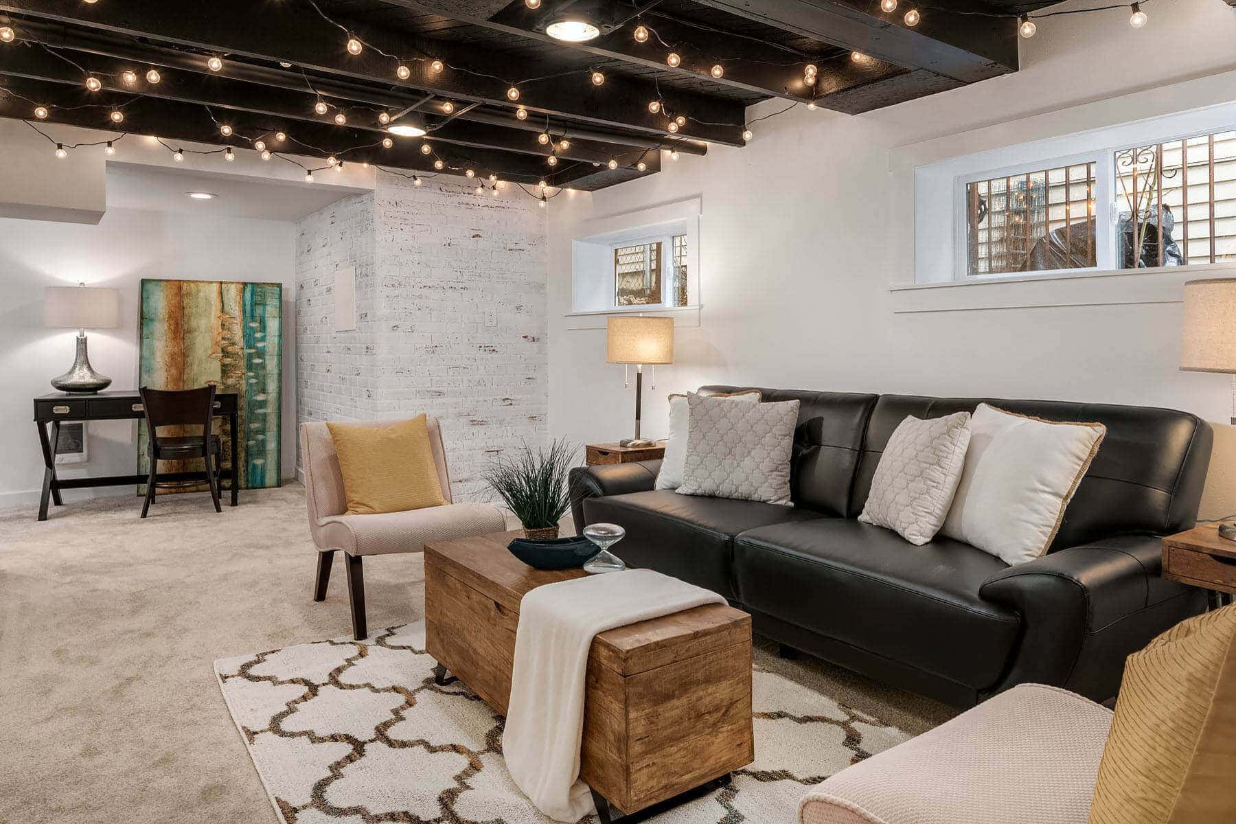 Modern Farmhouse Basement