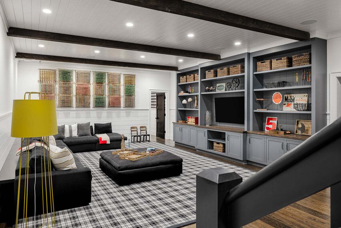 Modern Farmhouse Basement