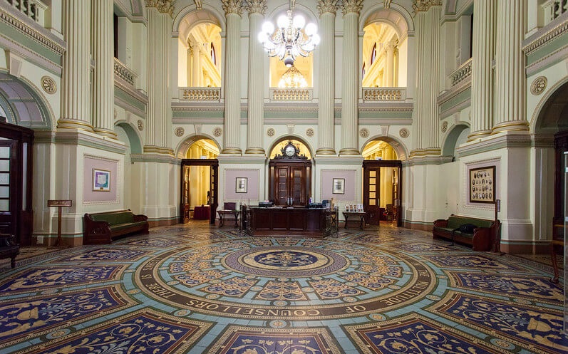Inside Victoria Parliament House, Melbourne