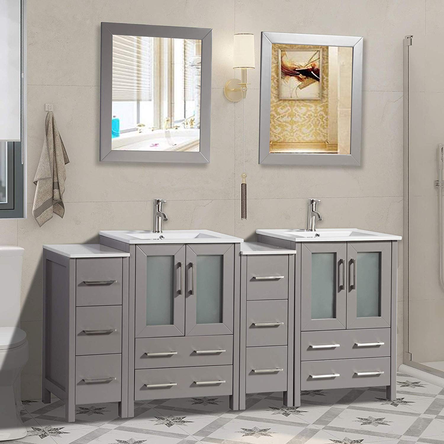 Bathroom Cabinets and Shelf Design