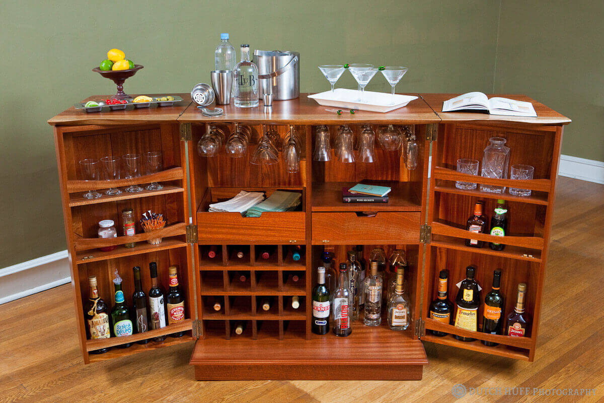 How to make a fold-out mini bar