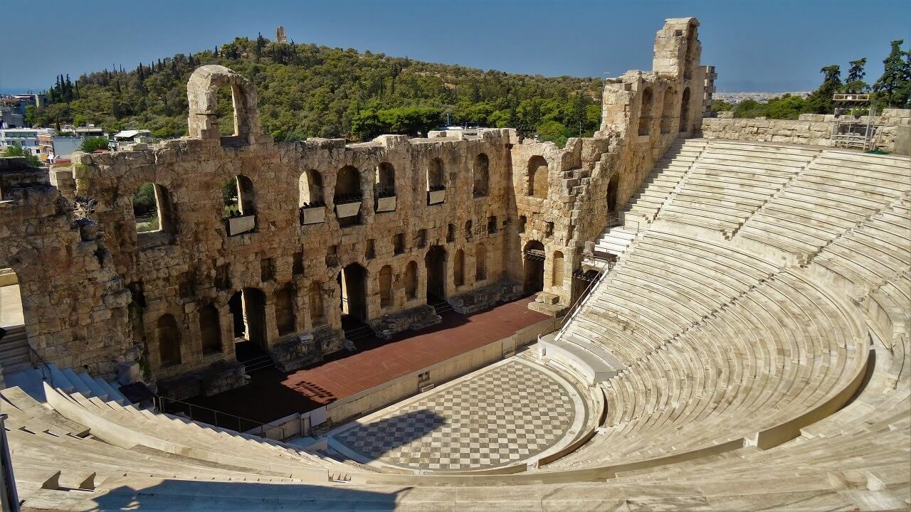 Odeon of Herodes Atticus, Acropolis 