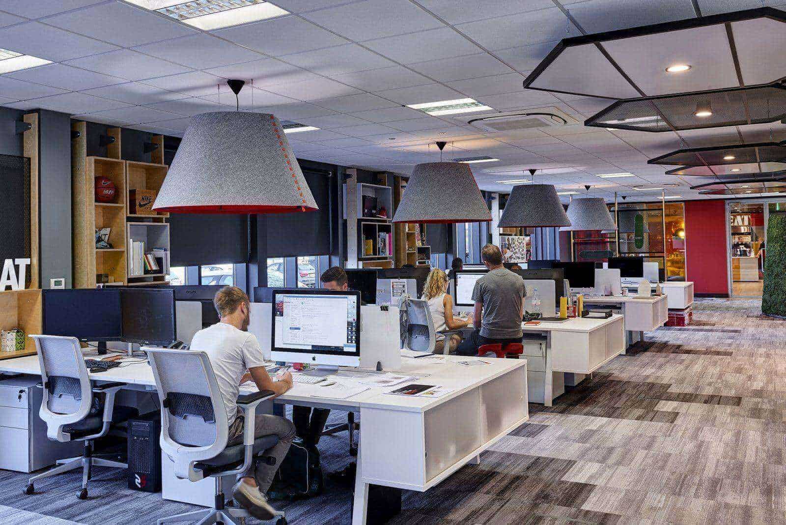 open office space plan