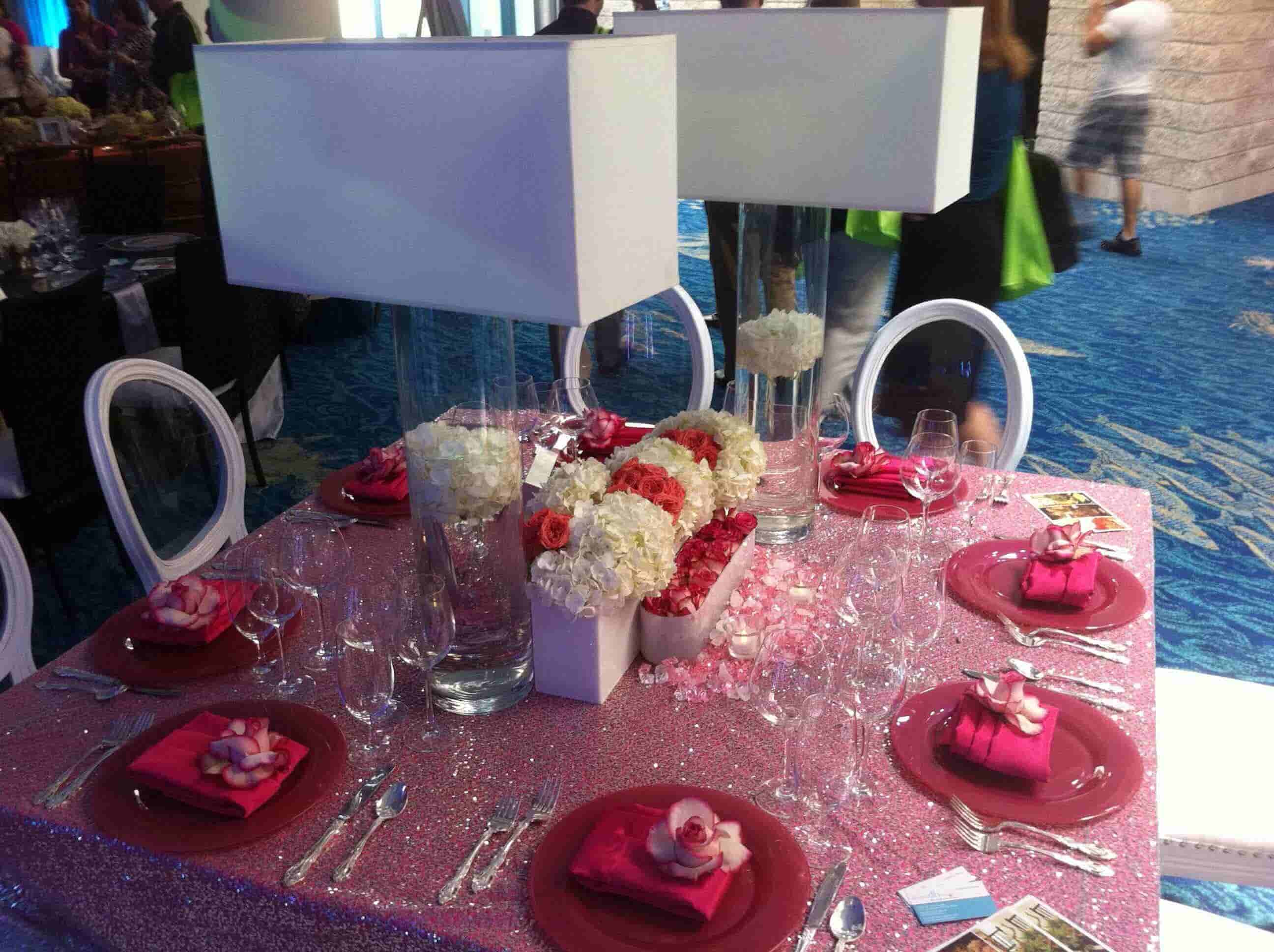 valentine day table decoration