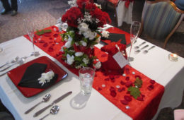 valentine day table decoration
