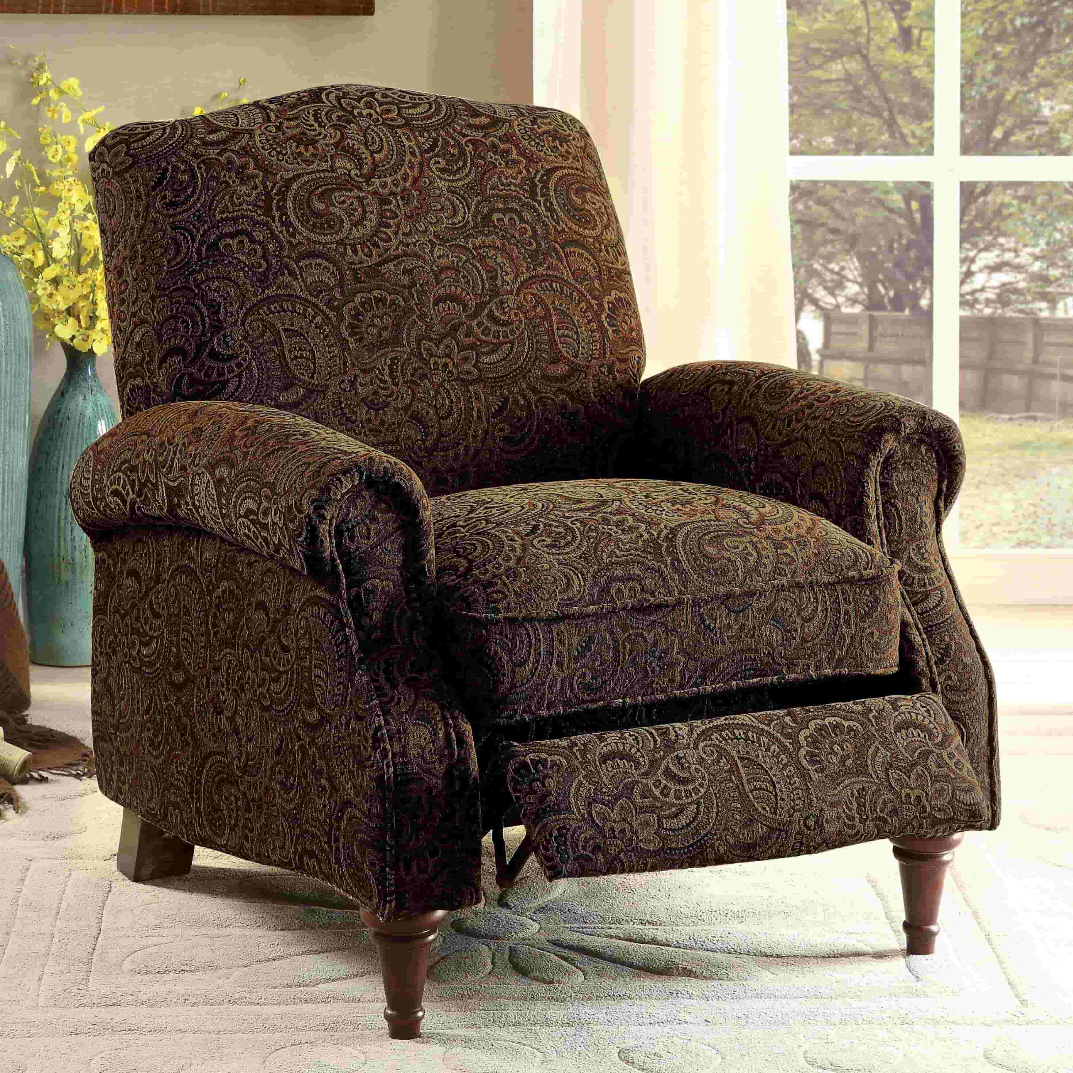 leather fabric recliner