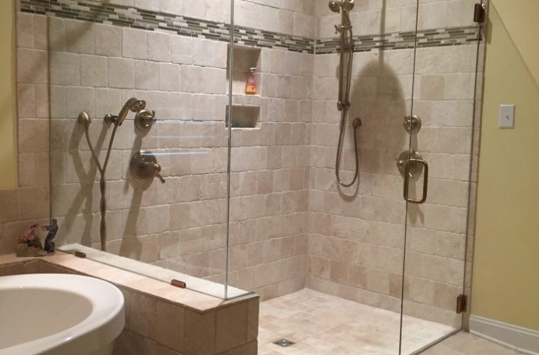 Frame-less Glass Shower Doors