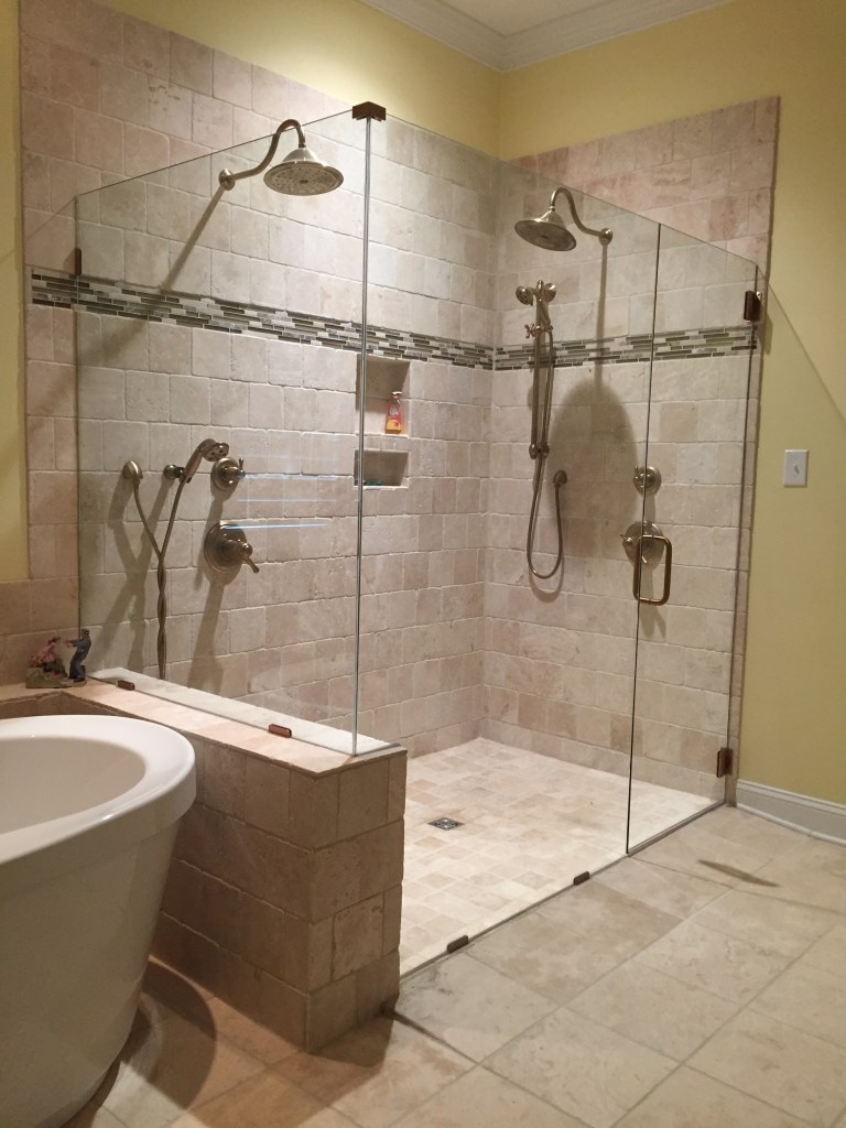 Frame-less Glass Shower Doors