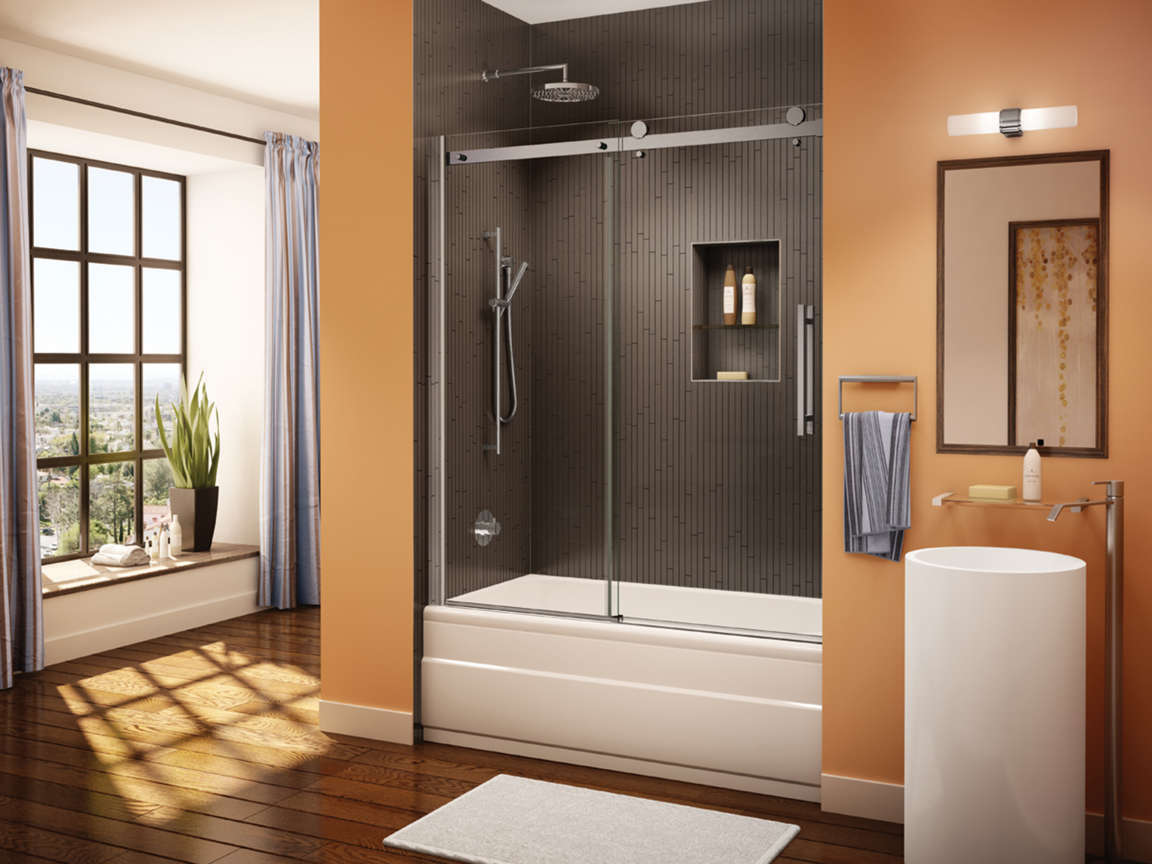 Frame-less Glass Shower Doors