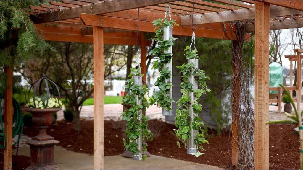 DIY PVC Pipe Planters for Decorating Your Garden