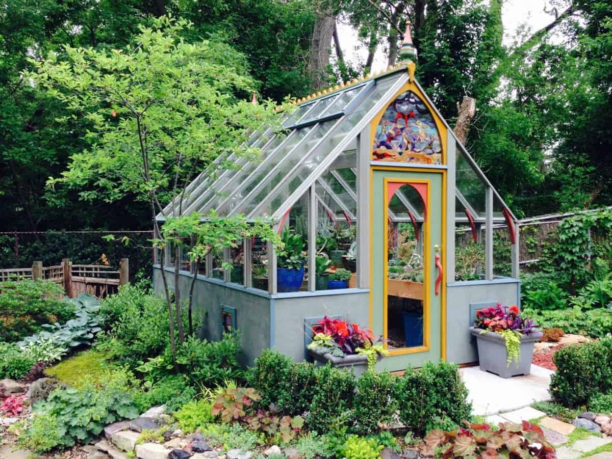 backyard greenhouse 