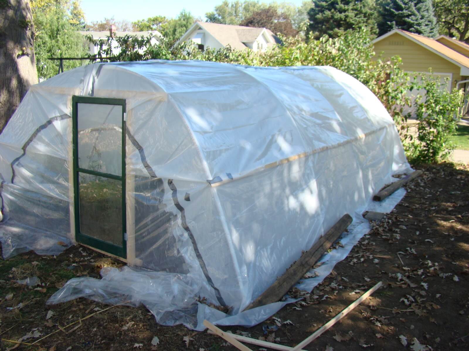 backyard greenhouse 