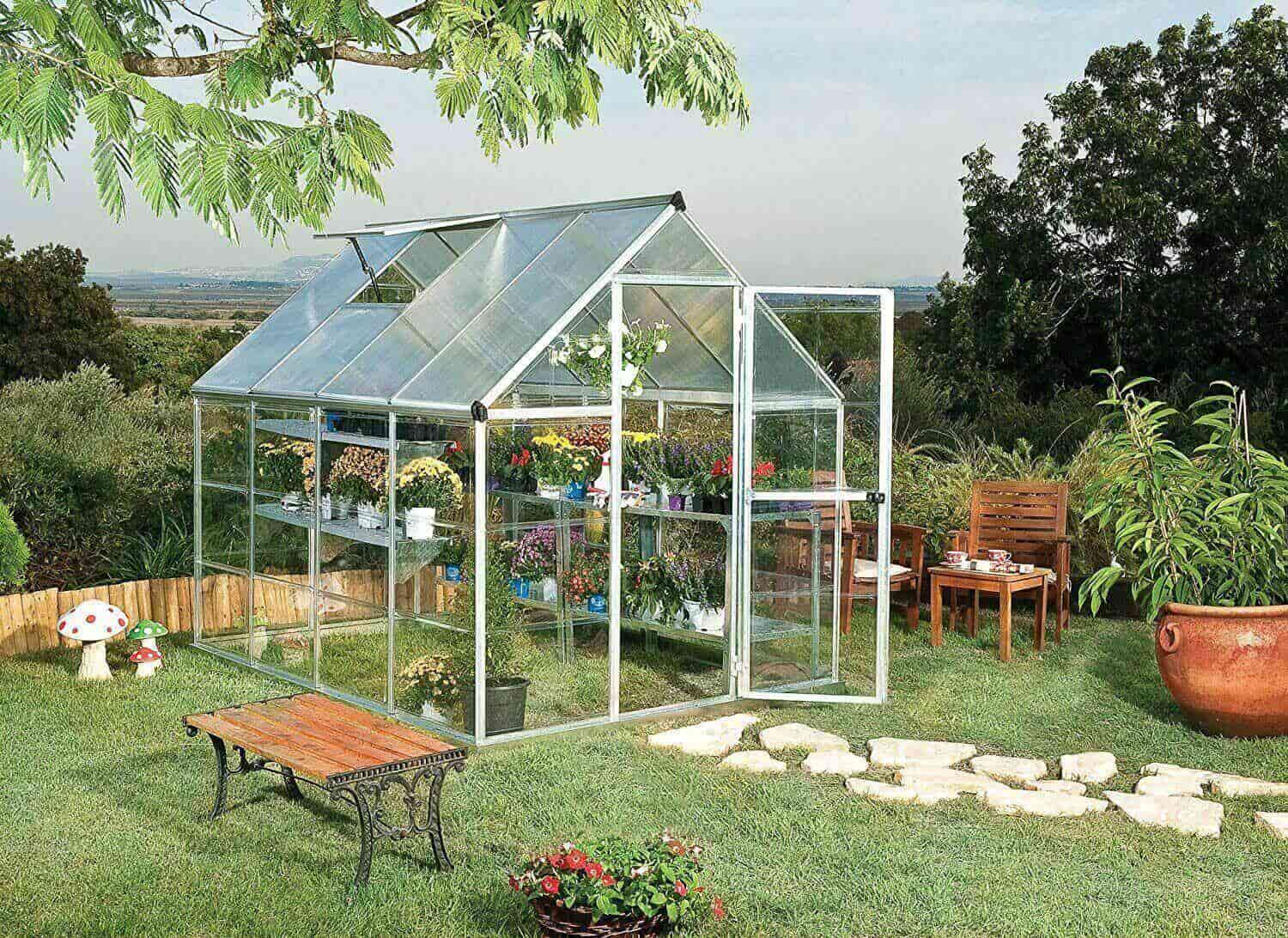 backyard greenhouse 