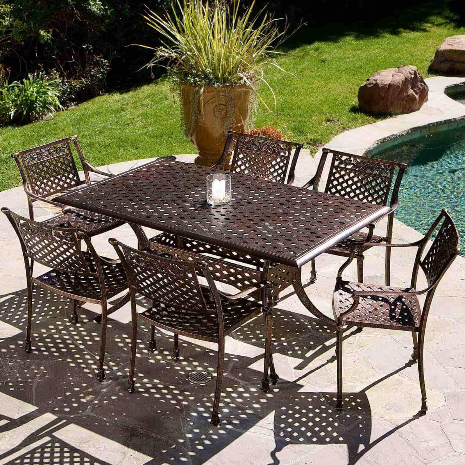 Beautiful and Attractive Patio Dining Sets Ideas - The Architecture Designs