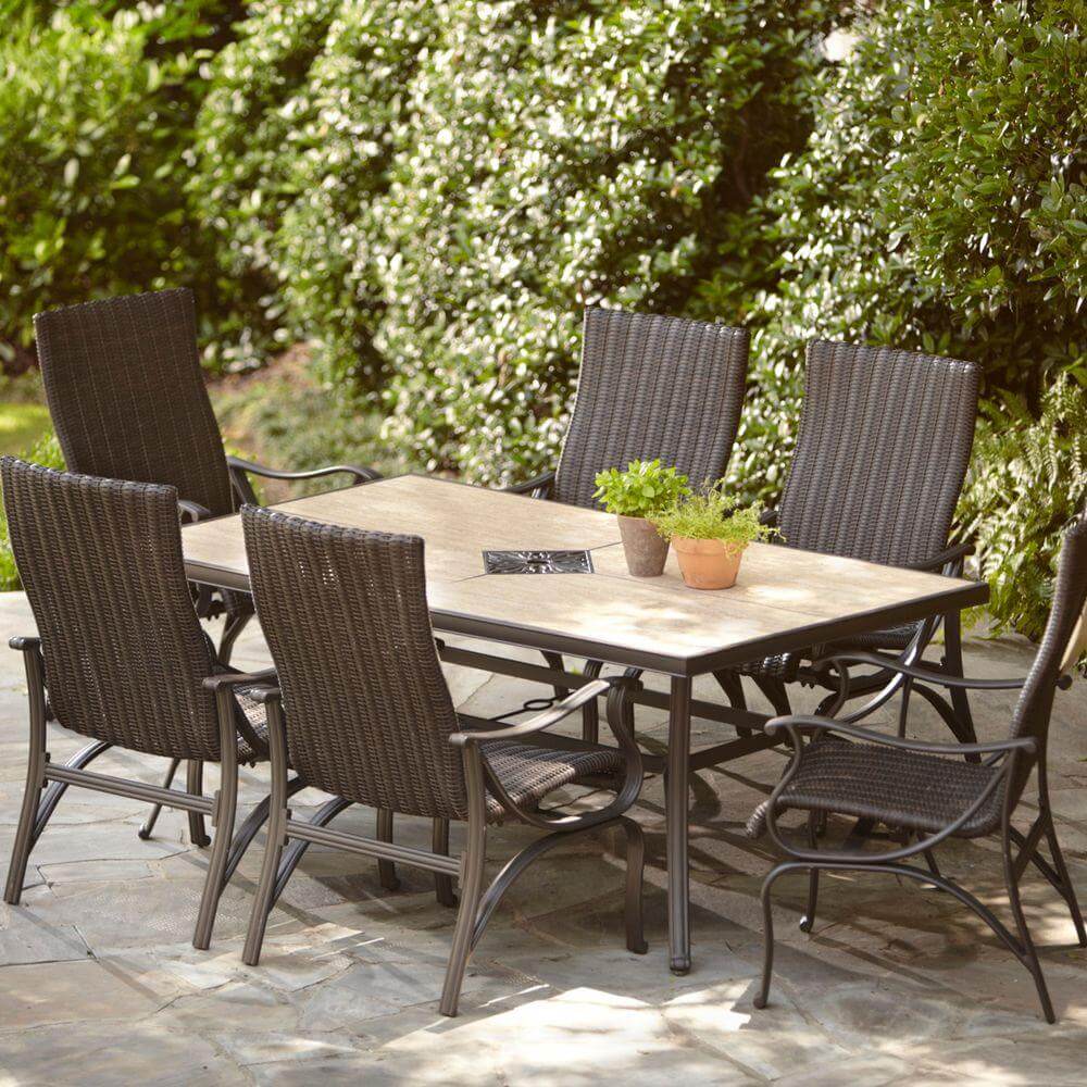 Beautiful and Attractive Patio Dining Sets Ideas - The Architecture Designs