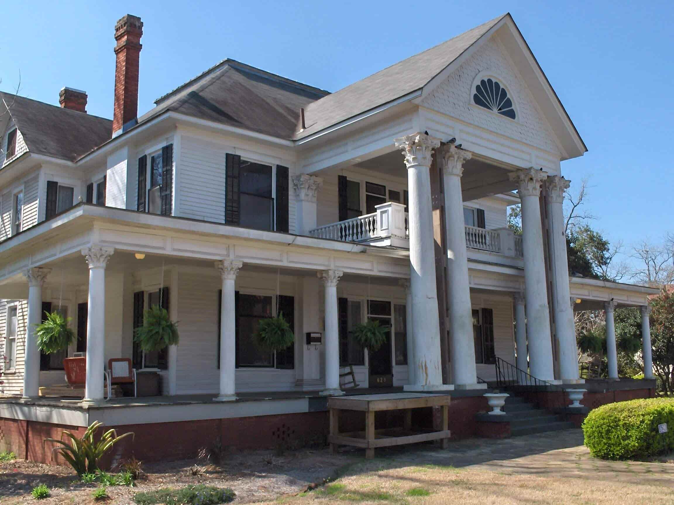 colonial house exterior