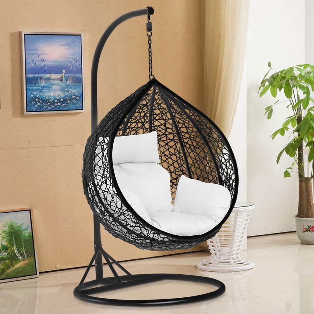 black indoor swing