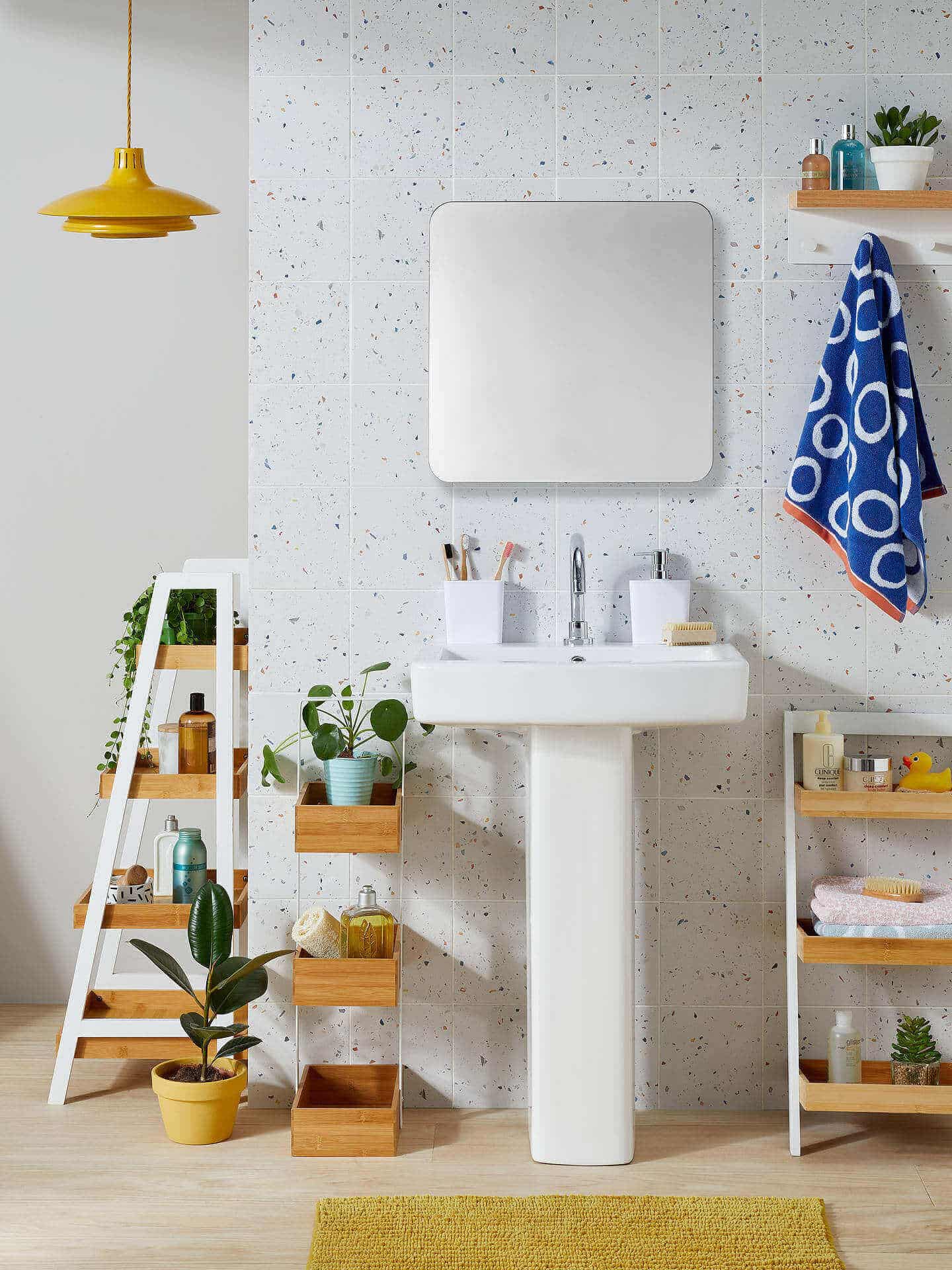 bathroom shelf racks