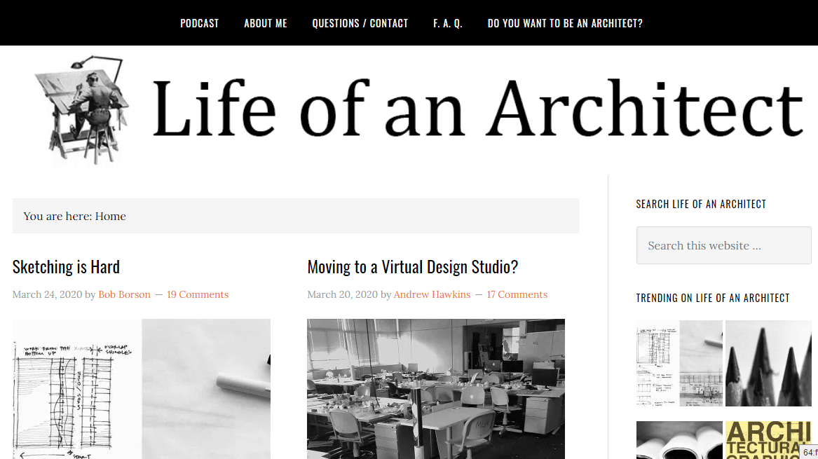 life of an architect