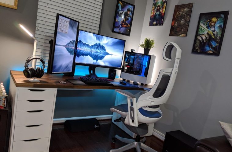 wall decor gaming setup