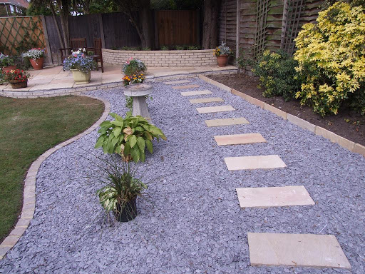 stone walkway for garden