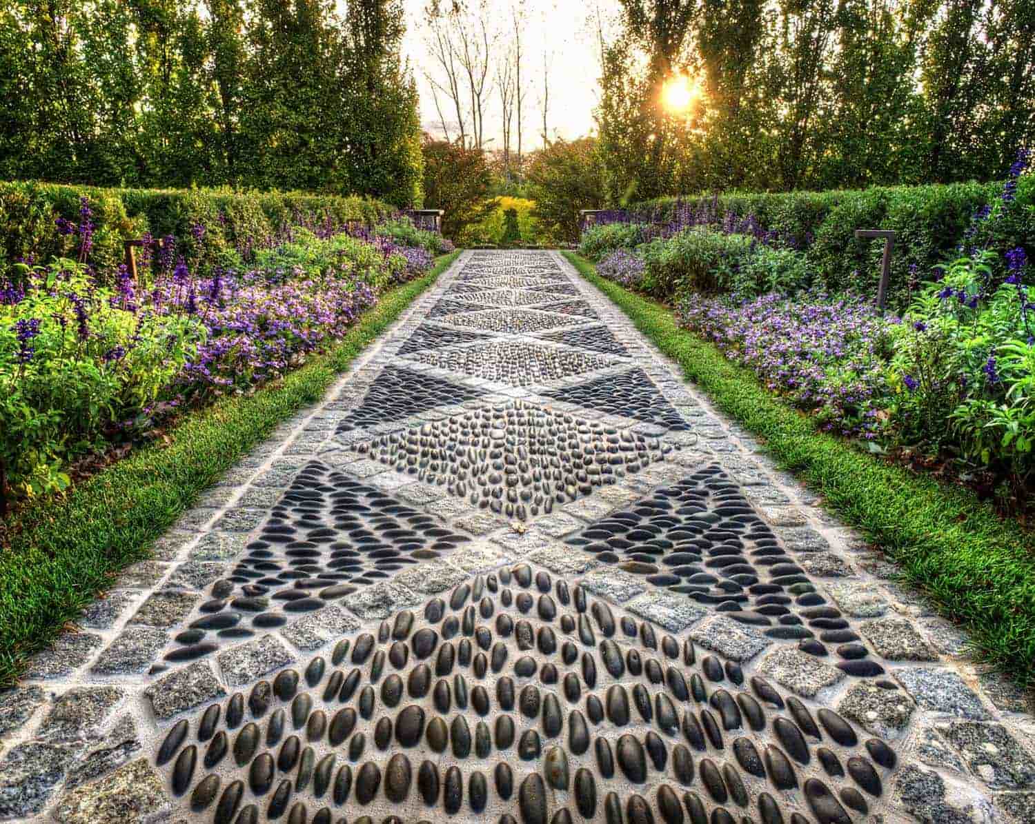 stone walkway for garden