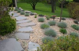 stone walkway for garden