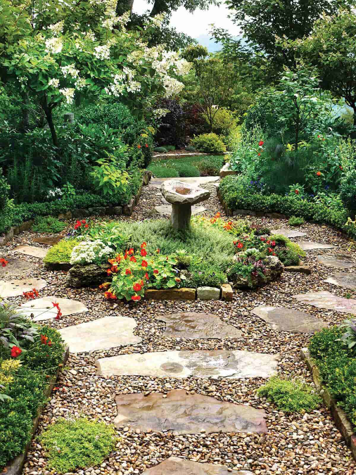 stone walkway for garden