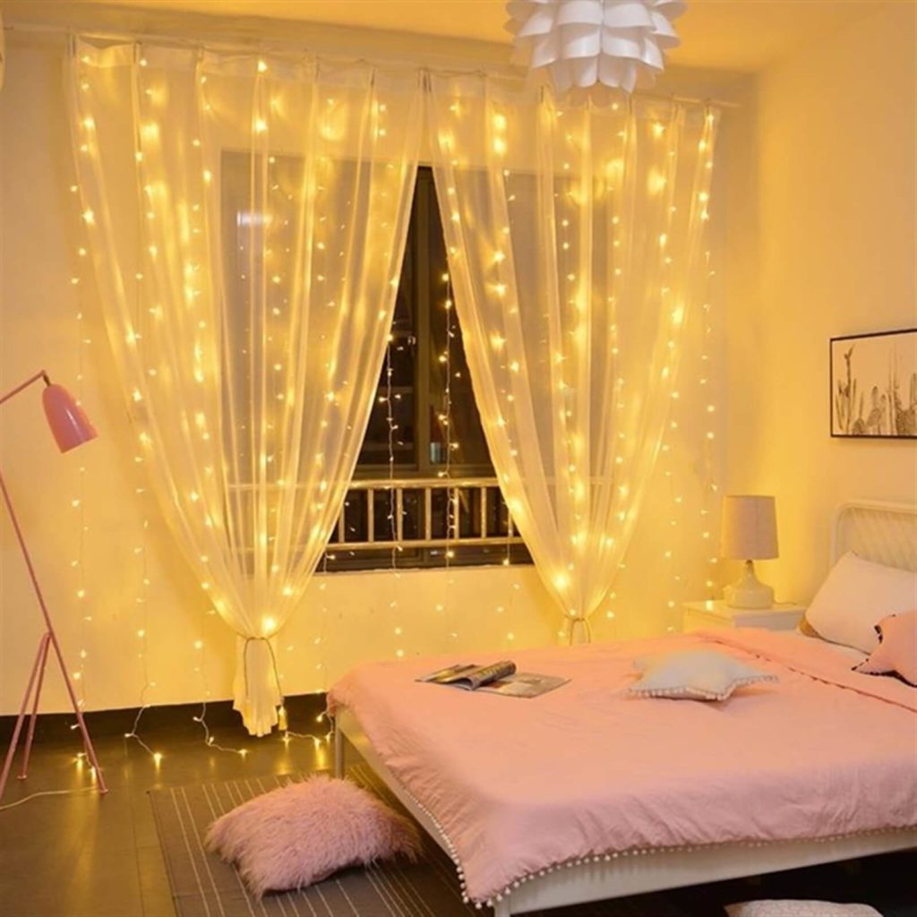 Decorate Your Bedroom With Beautiful Twinkle Lights   Twinkal Light In Bedroom 11 1024x1024 