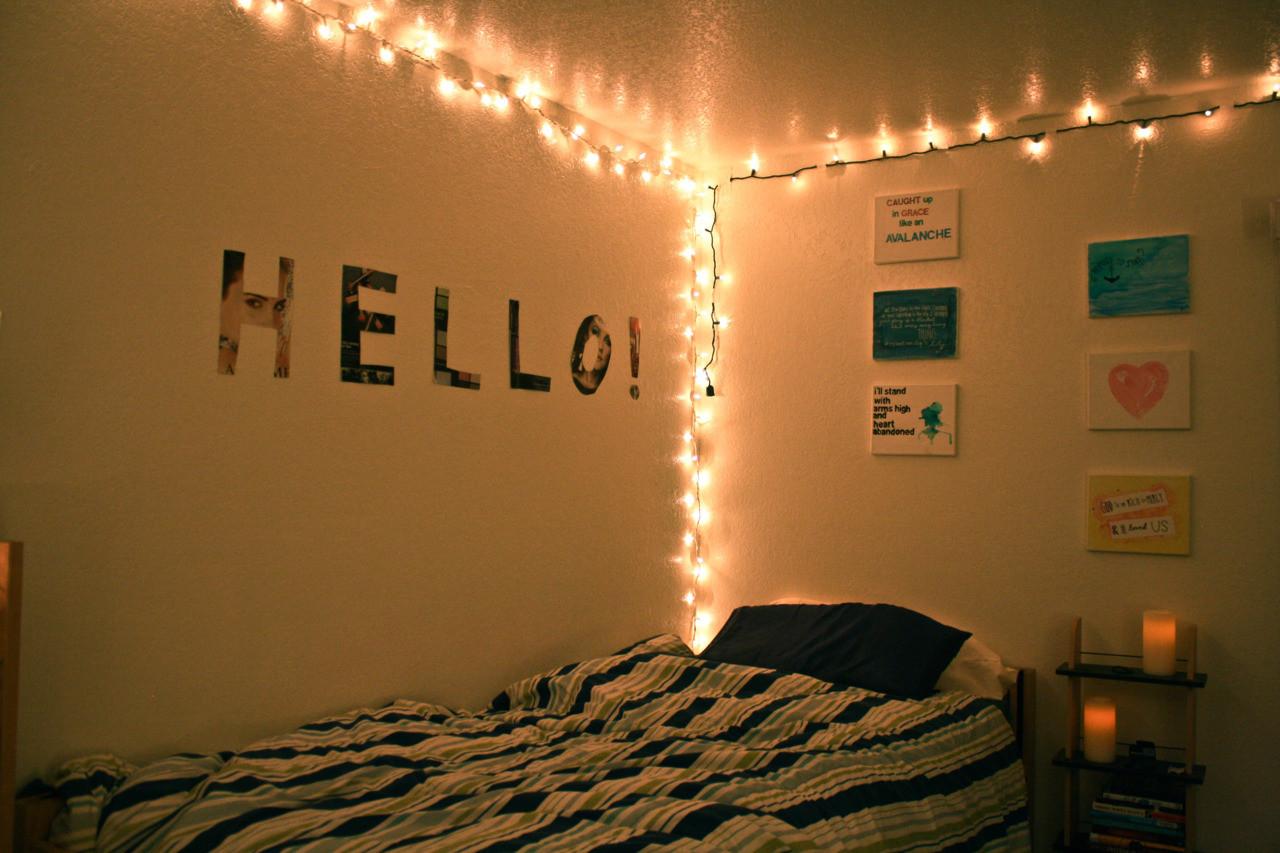 Bedroom ceiling twinkle lights