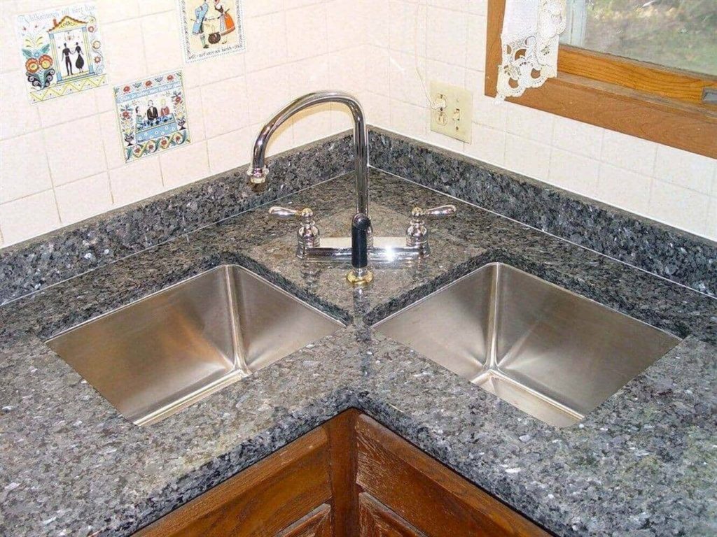 dax 337 modern undermount corner kitchen sink