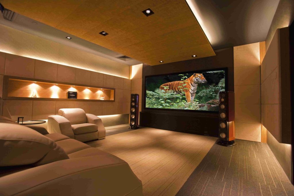 Stunning And Most Beautiful Home Theater Design Ideas   Home Theater 5 1024x683 