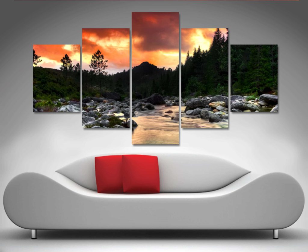 peaceful wall art for living room