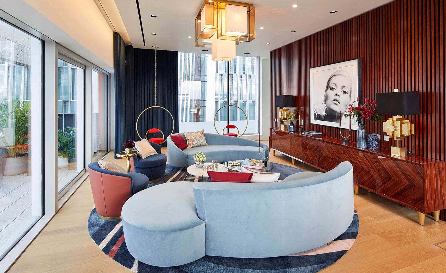 Fantastic Open Plan Seating Area for the Penthouse