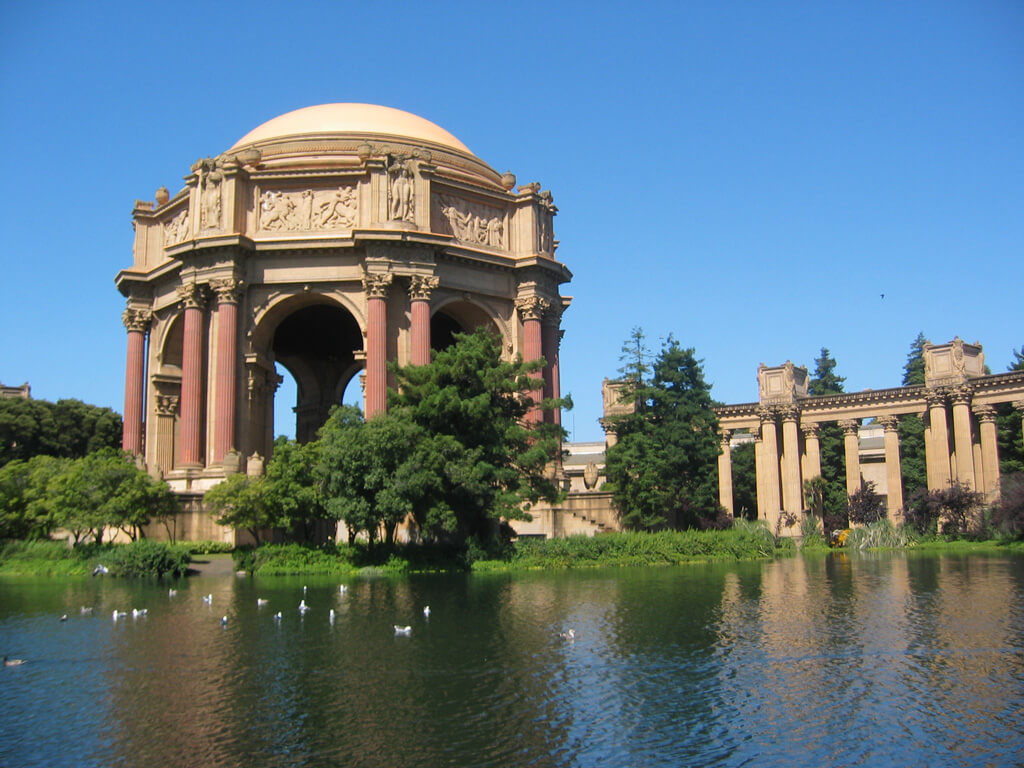 Local places. Дворец изящных искусств (Сан-Франциско). Palace of Fine Arts. Музей изящных искусств в Алжире. Types of Fine Art.