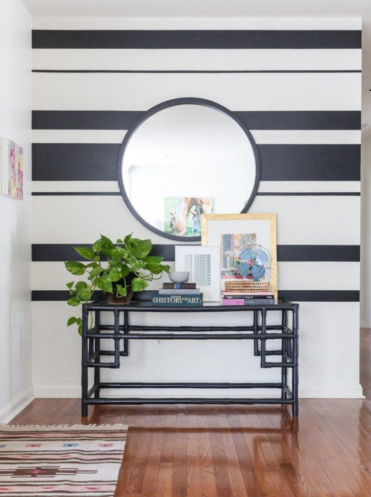 striped wall