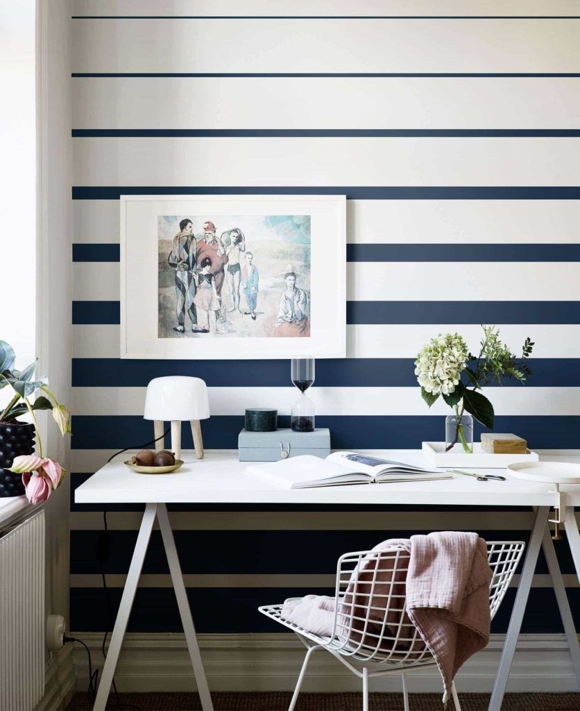 striped wall