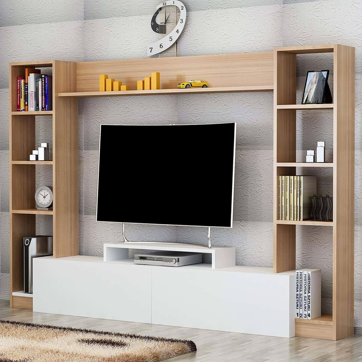 Modern and Contemporary Storage TV Unit Design Ideas